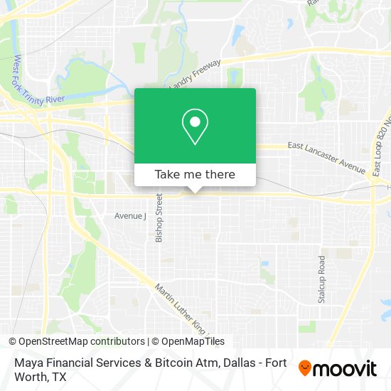 Maya Financial Services & Bitcoin Atm map