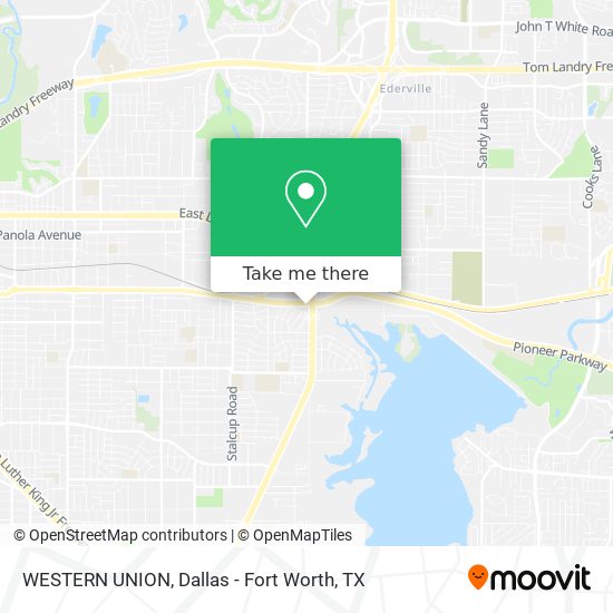WESTERN UNION map