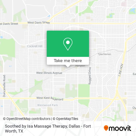 Soothed by Isa Massage Therapy map
