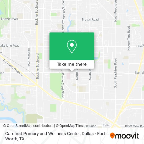 Mapa de Carefirst Primary and Wellness Center