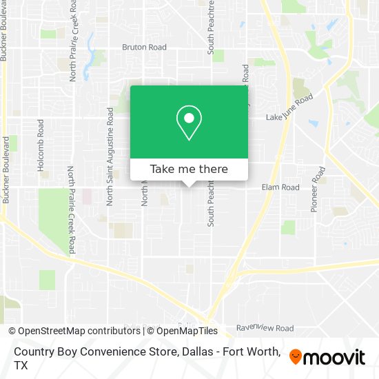 Country Boy Convenience Store map