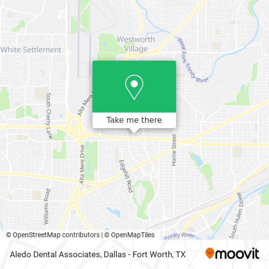 Aledo Dental Associates map