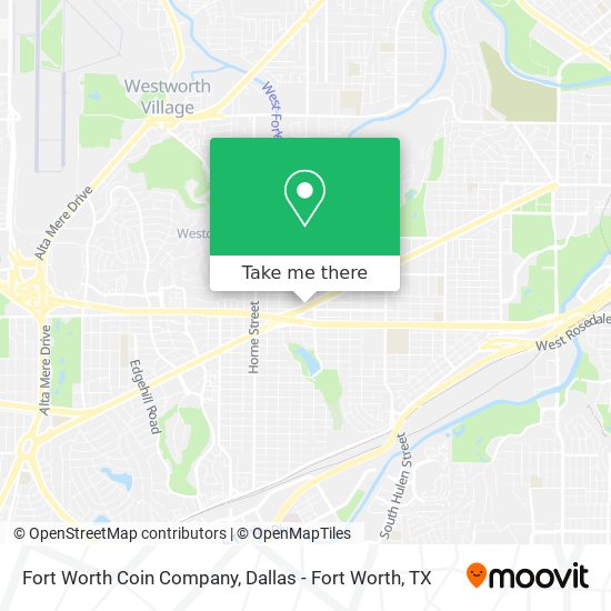 Mapa de Fort Worth Coin Company