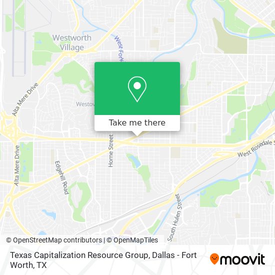 Mapa de Texas Capitalization Resource Group