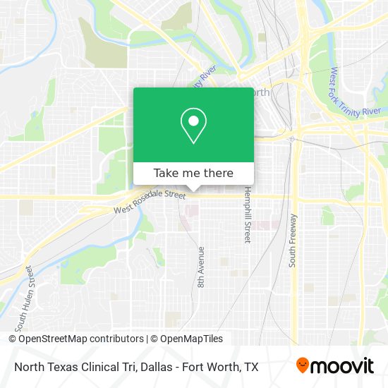 Mapa de North Texas Clinical Tri