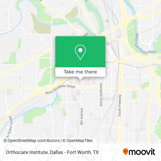 Orthocare Institute map