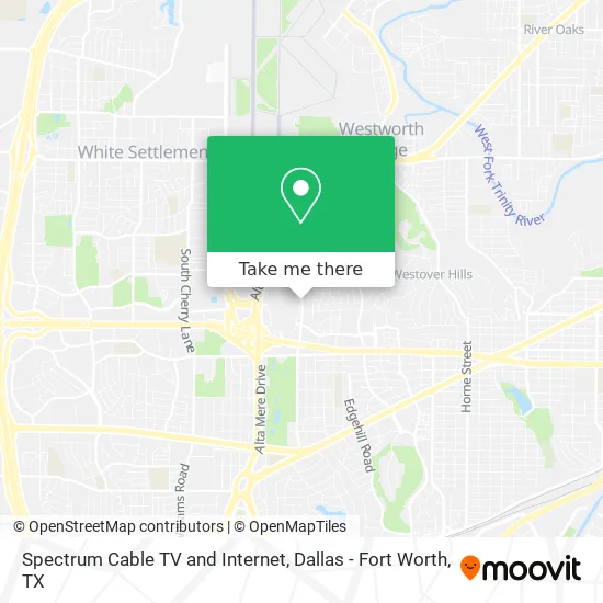 Mapa de Spectrum Cable TV and Internet
