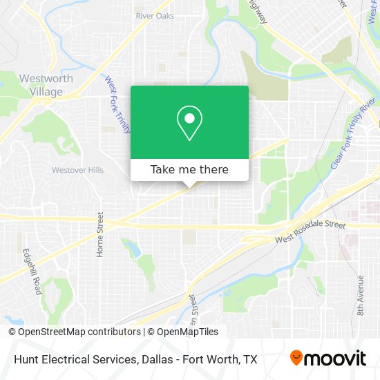 Hunt Electrical Services map