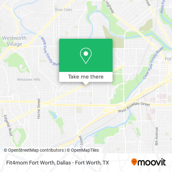 Fit4mom Fort Worth map