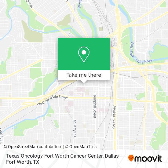 Texas Oncology-Fort Worth Cancer Center map