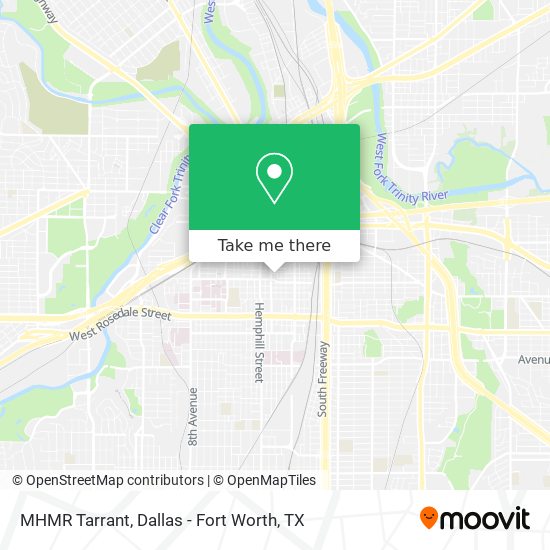MHMR Tarrant map