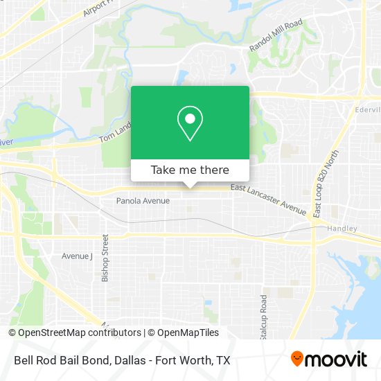Bell Rod Bail Bond map