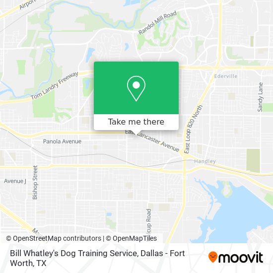 Bill Whatley's Dog Training Service map