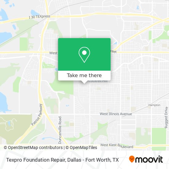 Texpro Foundation Repair map