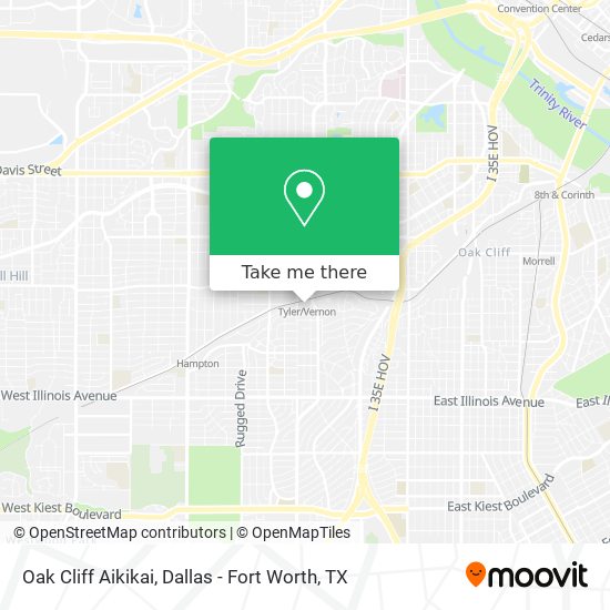Oak Cliff Aikikai map