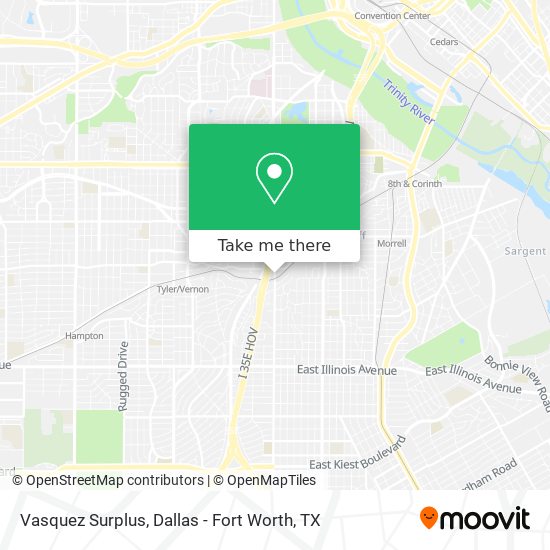 Vasquez Surplus map