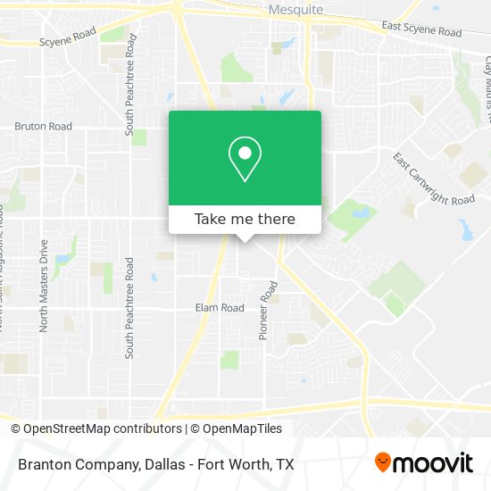Branton Company map