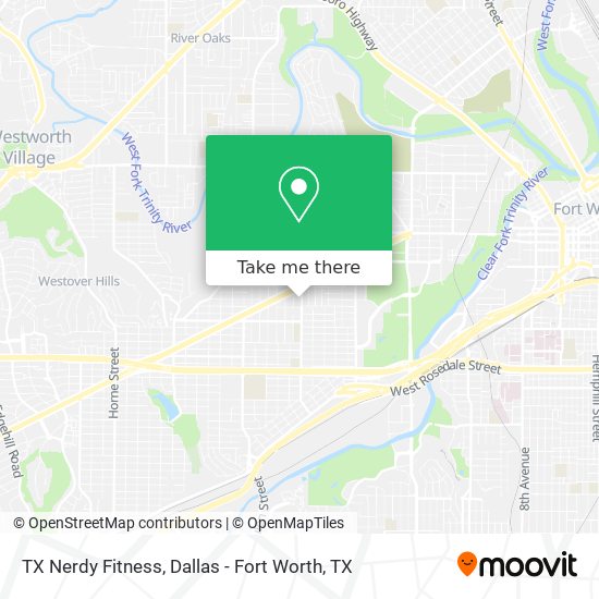 TX Nerdy Fitness map