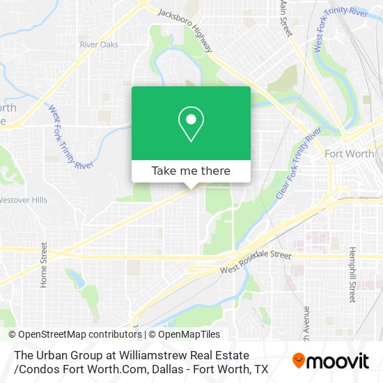 Mapa de The Urban Group at Williamstrew Real Estate /Condos Fort Worth.Com