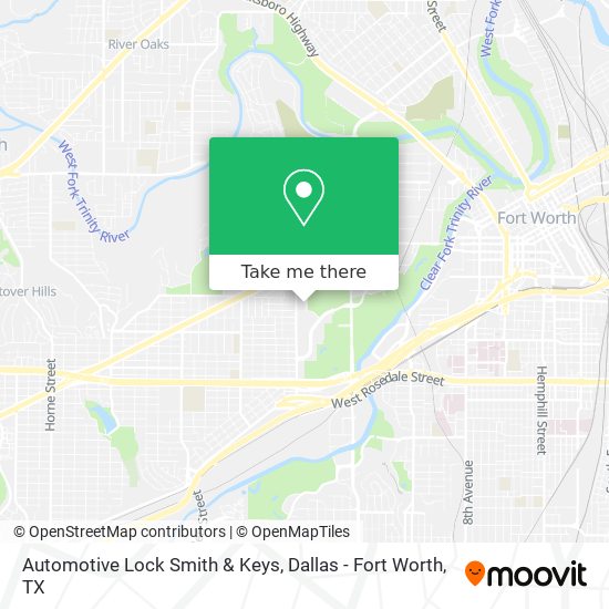 Automotive Lock Smith & Keys map