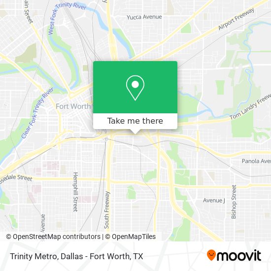 Trinity Metro map
