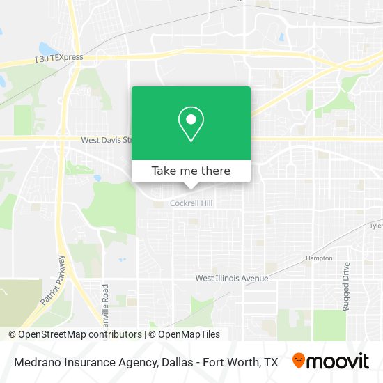 Medrano Insurance Agency map