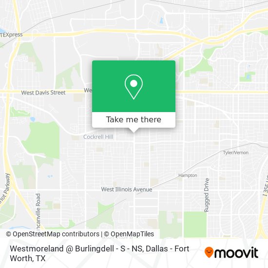 Westmoreland @ Burlingdell - S - NS map