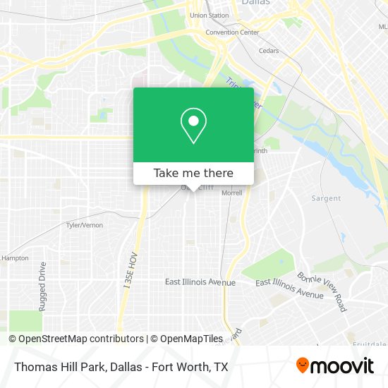 Thomas Hill Park map