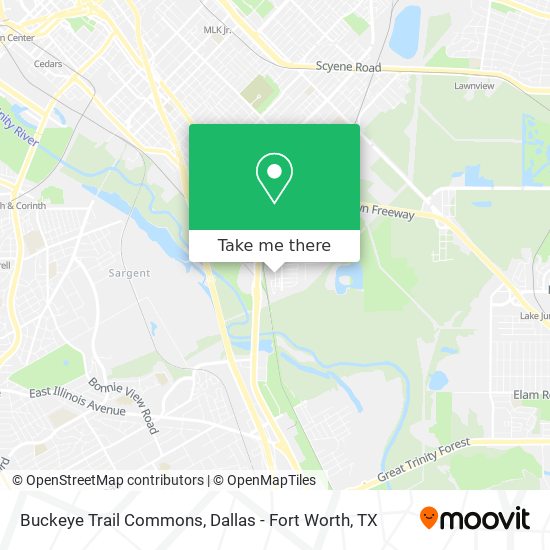 Mapa de Buckeye Trail Commons