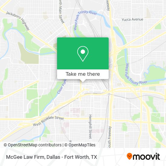 McGee Law Firm map