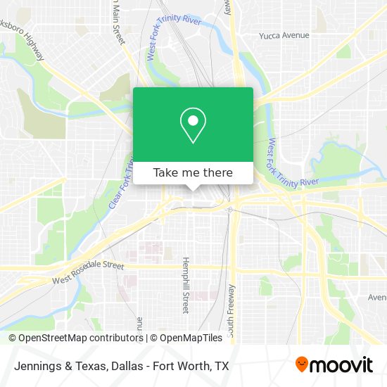 Mapa de Jennings & Texas