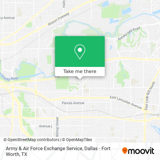 Army & Air Force Exchange Service map