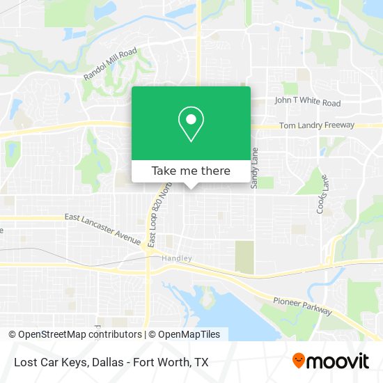 Lost Car Keys map
