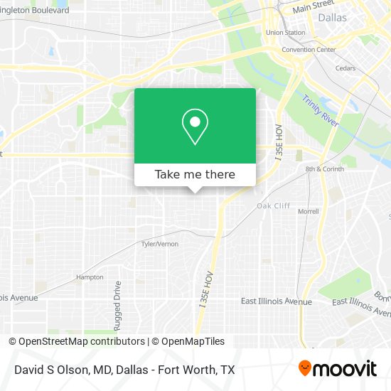 David S Olson, MD map
