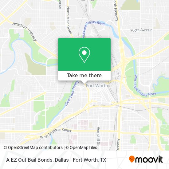A EZ Out Bail Bonds map