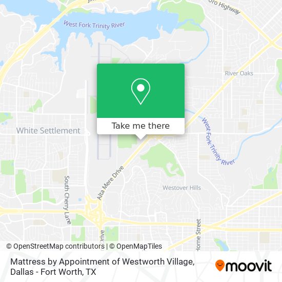Mattress by Appointment of Westworth Village map