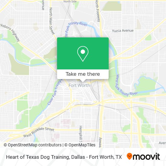 Heart of Texas Dog Training map
