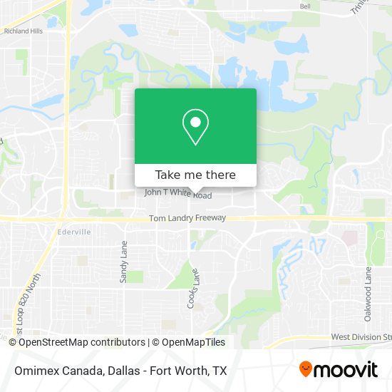 Omimex Canada map