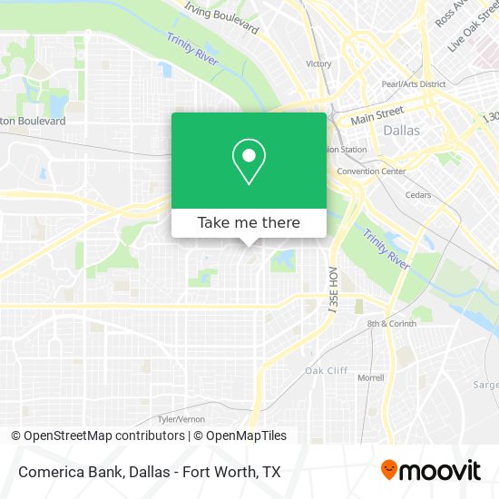 Comerica Bank map