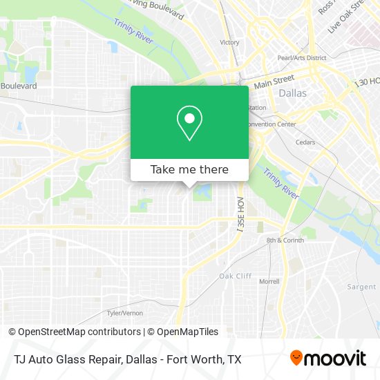 Mapa de TJ Auto Glass Repair