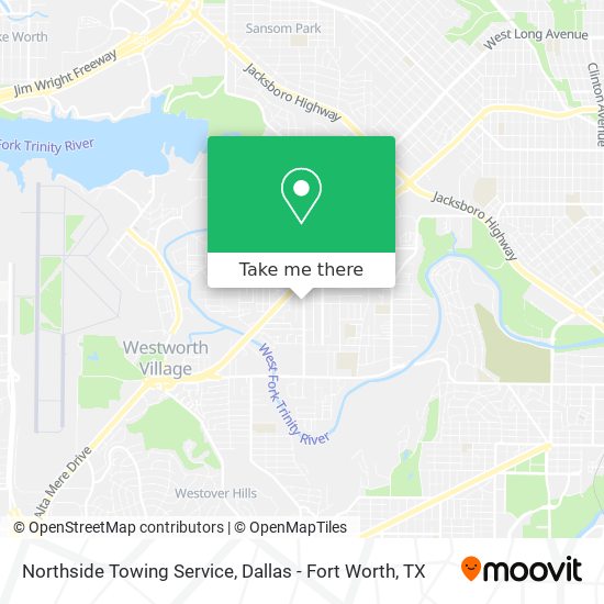 Northside Towing Service map