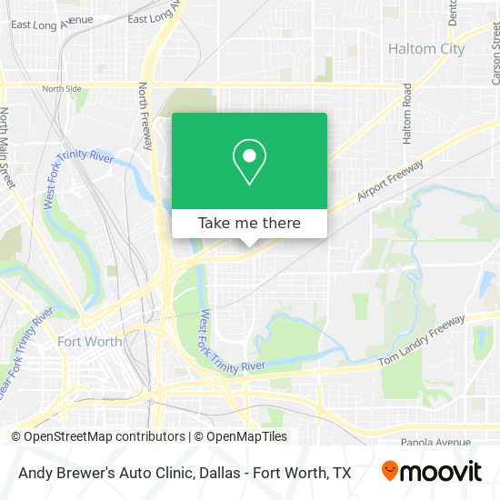Andy Brewer's Auto Clinic map