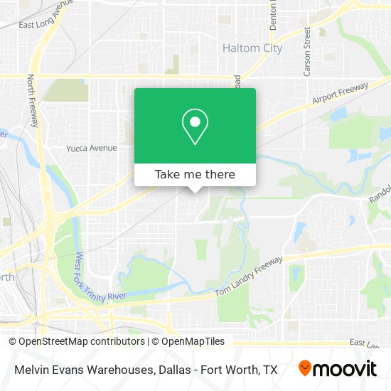 Mapa de Melvin Evans Warehouses