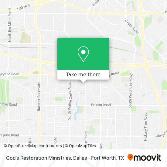 Mapa de God's Restoration Ministries
