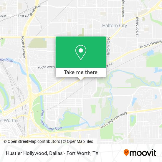 Hustler Hollywood map