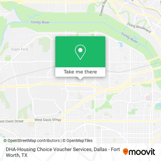 DHA-Housing Choice Voucher Services map