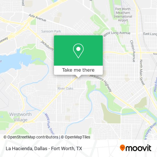 La Hacienda map