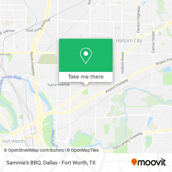 Sammie's BBQ map