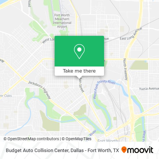 Budget Auto Collision Center map