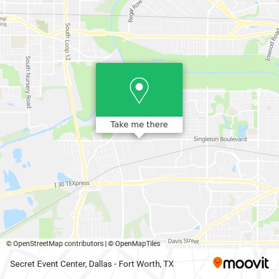 Secret Event Center map